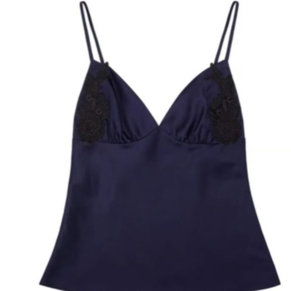 Playful Promises Purple Silk PJ Set